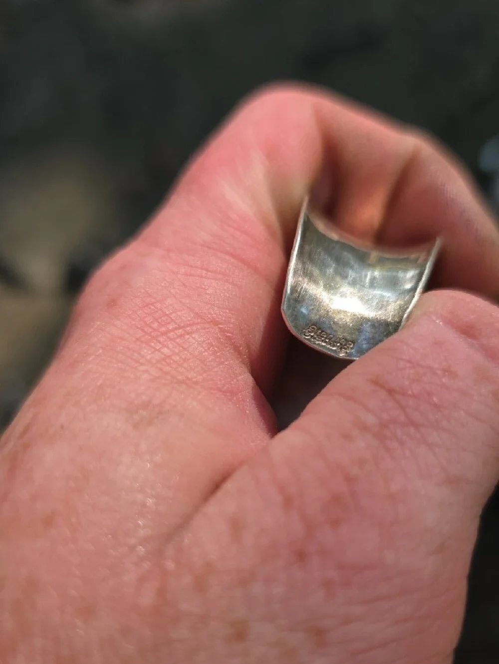 Silver Cuff Bracelet - Polished Metal Wearable
